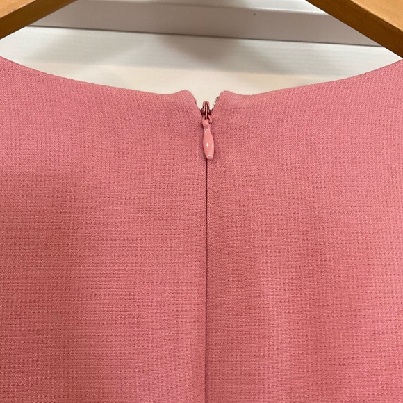 NWT Ann Taylor Women’s 12 Petite Long Bell Sleeve Flare Dress Pink Sea Shell - Picture 8 of 16